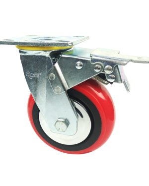 SWIVEL PLATE WITH TOTAL BRAKE - 412