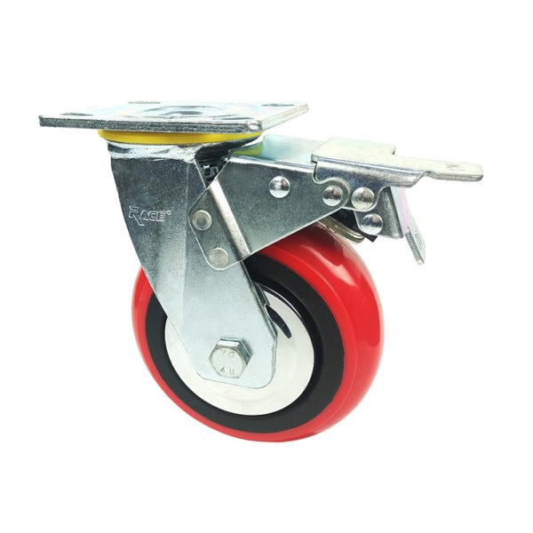 SWIVEL PLATE WITH TOTAL BRAKE - 412